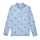 Tommy Hilfiger Women's Adaptive Seated Button Down Shirt with Velcro Closure, Covington Blue/Multi, LG