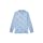 Tommy Hilfiger Women's Adaptive Seated Button Down Shirt with Velcro Closure, Covington Blue/Multi, LG