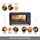 Toshiba Digital Toaster Oven with Double Infrared Heating and Speedy Convection, Larger 6-slice/12-inch Capacity, 1700W, 10 Functions and 6 Accessories Fit All Your Needs