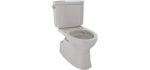 Toto CST474CEFG#12 Vespin Sedona Beige Two Piece Elongated SanaGloss Toilet with Double Cyclone Flush System