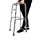 Ultra Narrow Walking Frame Adjustable Height Lightweight Aluminium Medical Walking Mobility Aid for Seniors Disabled