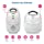 Upgraded VTech DM112-2 Audio Baby Monitor with Best-in-Class Long Range, Privacy Guaranteed DECT 6.0 Transmissions, Cystal-clear Sound, Up-graded Parent Unit with Rechargeable Battery