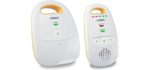 VTech Upgraded Audio Baby Monitor with 1 Up-Graded Parent Unit with Rechargeable Battery with Best-in-Class Long Range, Privacy Guaranteed DECT 6 Transmissions, Cystal-Clear Sound, Yellow