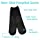 Vive Non Slip Hospital Socks (6) - Anti Skid Rubber Grip - Yoga for Men, Women
