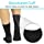 Vive Non Slip Hospital Socks (6) - Anti Skid Rubber Grip - Yoga for Men, Women