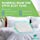 Wedge Pillow for Sleeping - 7.5 Inch Memory Foam Bed Wedge for Sleeping, Reading, Post Surgery & Leg Elevation - Triangle Pillow with Washable Cover 26x25x7.5 inch