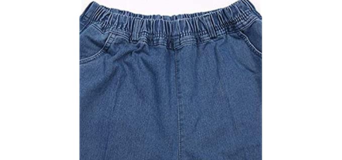 Elastic Waist Jeans for Seniors – Senior Grade