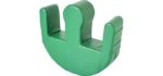 yipintang Patient Turning Device Paralysis Bed Rest Nursing Help The Elderly Turn Over PU Leather Anti-Decubitus Waterproof Transfer Pad, Green