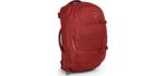 Osprey Farpoint 40 Travel Backpack, Jasper Red, Small/Medium