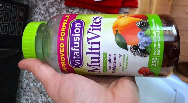 Checking the MultiVites Gummy Vitamins for Adults from the brand VitaFusion