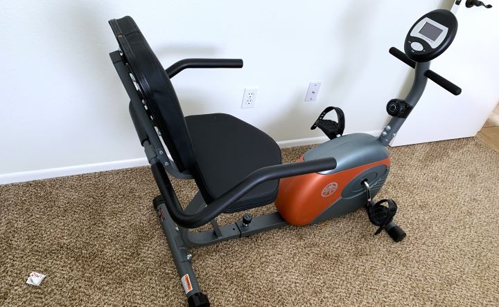 Testing Recumbent Exercise Bike with Resistance ME-709 from Marcy