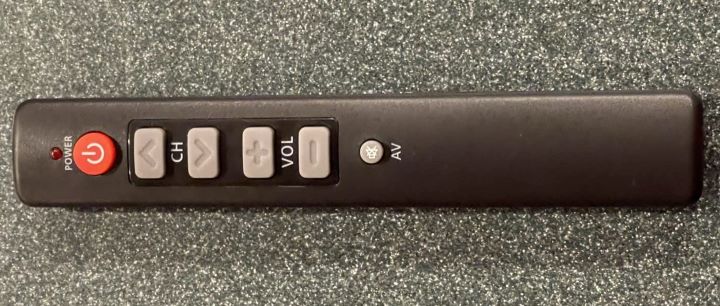 Confirming how lightweight and easy to use the TV remote for seniors