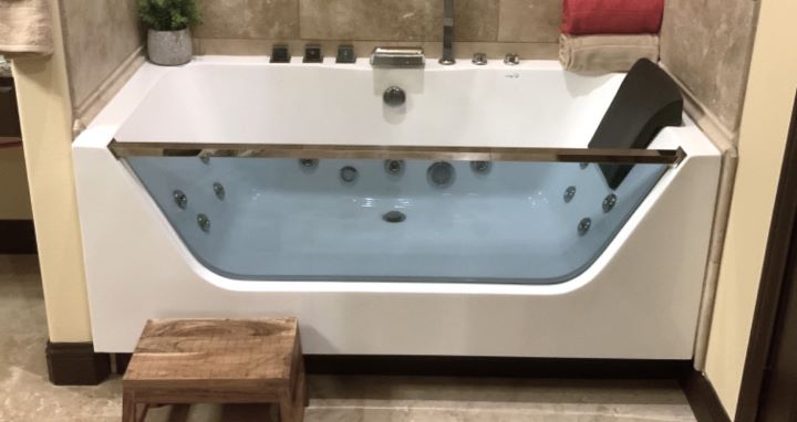 Reviewing 67 in. Acrylic Alcove Whirlpool Bathtub for seniors from the brand Empava