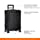 Briggs & Riley Baseline 22 inch Softside Carry On Luggage with Spinner Wheels 22 x 14 x 9. Expandable Suitcase with Compression Packing System, Black