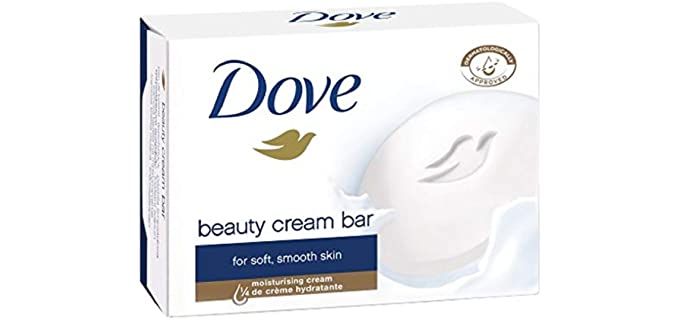 Dove Original Beauty Cream Bar White Soap 100 G / 3.5 Oz Bars (Pack of 12) by Dove