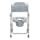Drive Medical 11114KD-1 Shower Chair / Commode Chair with Casters, Gray
