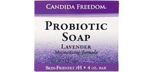 Massey’s CF 100% Natural Probiotic Soap - Lavender Body Soap - 4oz Lavender Scent