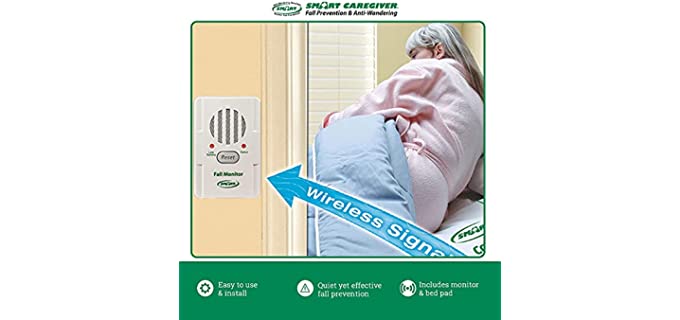 Smart Caregiver Corporation Bed Alarm and Sensor Pad (BPB-RI)