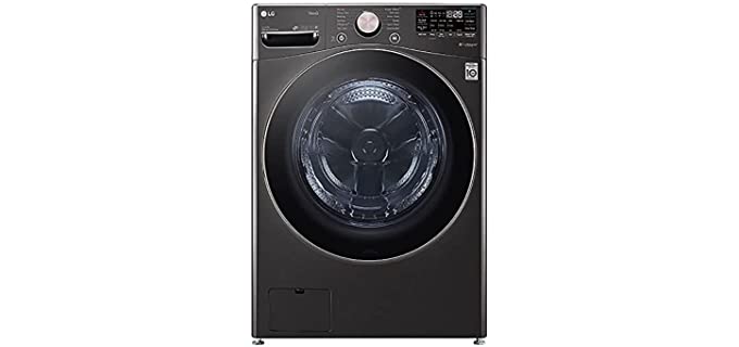 LG WM4000HBA / WM4000HBA / WM4000HBA 4.5 Cu. Ft. Ultra Large Capacity Smart wi-fi Enabled Front Load Washer with TurboWash 360 and Built-in Intelligence