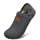 Scurtain Unisex Mens Womens Slippers Lightweight House Slippers Sock Shoes with Non-slip rubber sole Mens Womens Walking Shoes Dark Grey 10-10.5