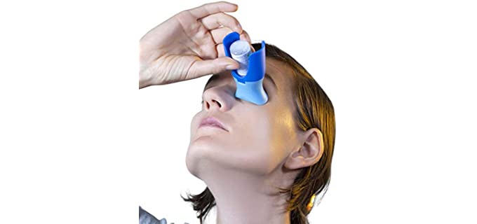 Remedic Eyedrop Guide Aid Eyedrop Bottle Dispenser Easier Eye Drop for Any Ages - Suitable with Most Eye Drop Bottles Reusable