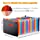 TriMagic Accordian Alphabetical File Organizer, Expanding Accordion Filing File Folder Organizer with 24 Pockets, A-Z Expandable Paperwork Paper Keeper Invoice Receipt Bill Document File Box