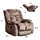 CANMOV Power Lift Recliner Chair for Elderly- Heavy Duty and Safety Motion Reclining Mechanism-Antiskid Fabric Sofa Living Room Chair with Overstuffed Design (Camel)
