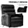 Irene House 9188 Sleeping Lay Flat Recliner Dual OKIN Motor Lift Chair Recliners for Elderly Infinite Position with Heat Massage Up to 300 LBS Electric Power Lift Recliner Sofa (Black Faux Leather)