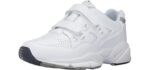 Propet Women's Stability Walker Strap Sneaker, White, 8.5