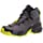 Salomon Cross MID Gore-TEX Hiking Boots for Men, Magnet/Black/Lime Punch, 12
