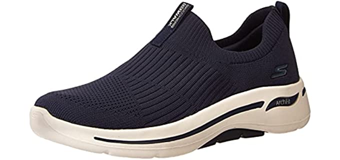 Skechers Women's GOwalk Arch Fit - Iconic Navy 8 M