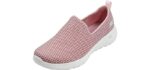 Skechers Women's Go Walk Joy Pink Sneaker 6 M US