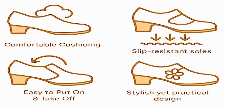 Senior Women’s Best Dress Shoe Features