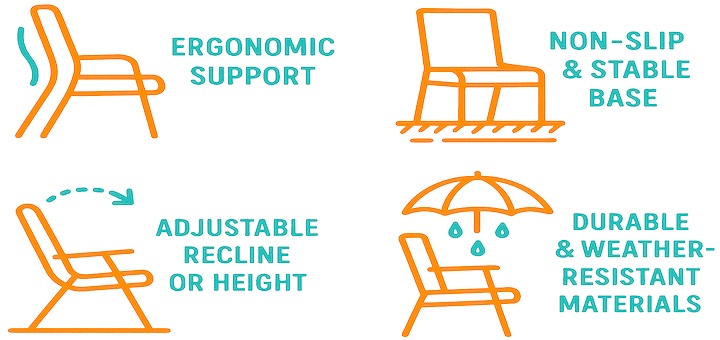 Features of the Best Outdoor Chair for Seniors