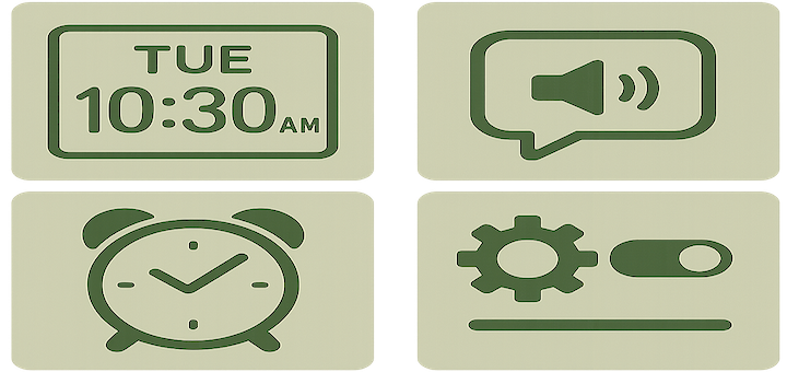 Seniors' Best Calendar Clock Features