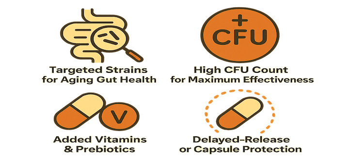 Seniors' Best Probiotics Features