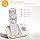 AT&T Cordless Phones for Home with Answering Machine, 4 Handsets DECT 6.0 Bluetooth Expandable, Smart Call Blocking, Caller ID, Intercom and Bluetooth, Connect to Cell, BL3112-4