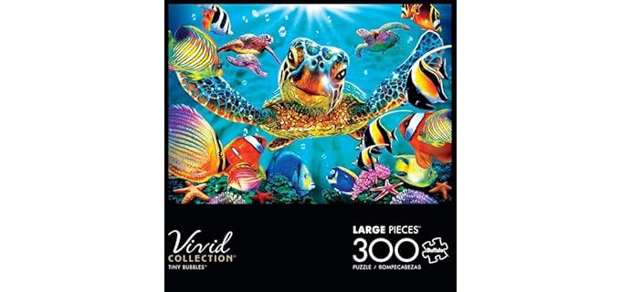 Buffalo Games - Steve Sundram - Tiny Bubbles - 300 Piece Jigsaw Puzzle For Adults -Challenging Puzzle Perfect for Game Nights - Finished Size is 21.25 x 15.00