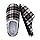 COFACE Mens Womens Black White Flano Plaid Cozy Memory Foam scuff Slippers Slip On Warm House Shoes Indoor/Outdoor With Best Arch Support