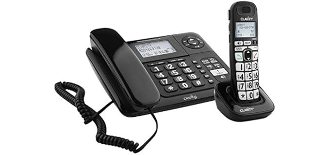 Clarity E814CC Amplified Corded Hearing impaired Phones for Elderly (E814CC Base Phone)