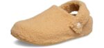 Crocs Unisex Classic Cozzzy Slipper Wheat Mens 8, Womens 10 Medium