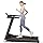 DeerRun Treadmills for Home, 3.5HP Folding Treadmill with Incline, 350 LBS Weight Capacity, Compact Portable Treadmill for Small Space Walking Jogging Running