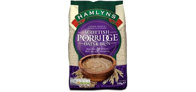 Hamlyns Scottish Porridge Oats with Bran, 750g