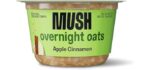 MUSH Overnight Oats - Apple Cinnamon - Good Source of Fiber, Non-GMO, Dairy Free, Gluten Free, 5oz