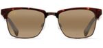 Maui Jim Men's and Women's Kawika Polarized Classic Reading Sunglasses, Tortoise with Antique Gold/HCL® Bronze, Medium, +2.5