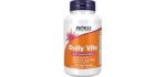 NOW Foods Supplements, Daily Vits™ with Fruit & Veggie Blend, Lutein and Lycopene, 120 Veg Capsules