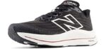 New Balance Men's FuelCell Walker Elite V1 Walking Shoe, Black/Team Red/Silver, 10 Wide