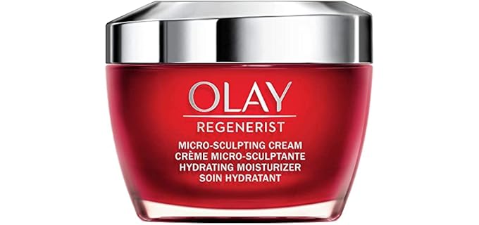 OLAY Regenerist Micro-Sculpting Cream, FRAGRANCE FREE, Moisturizer 1.7 oz (48 g) - MicroSculpting Micro Sculpting