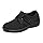 Orthofeet Women's Orthopedic Black Lycra Wichita Casual Shoes, Size 8.5
