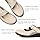 Oviaric Women's Classic Comfort Nude Mary Jane Flats Fashion Casual Dress Shoes Cute Closed Toe Slip On Lightweight Breathable Walking Shoes 10 M US 1904-ROU100